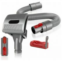 Kit de toilettage pour animaux, compatible Dyson V11 V10 V8 V7 - Brosse + tuyau flexible + adaptateur + gâchette rtgpt - Lntyq