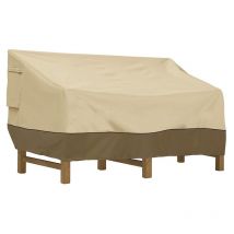 La housse de canapé d'extérieur est 100 % imperméable, la housse de canapé de jardin est lourde 600D, la housse de mobilier de jardin est résistante