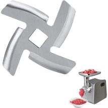 Lame de Hachoir, Lames pour Hachoir à Viande, Couteau pour Hachoir à Viande, Lame de Hachoir en Acier Inoxydable, Rechange de Remplacement pour