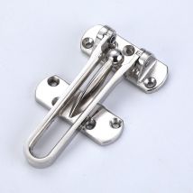 Loquet de Porte pour sécurité de la maison, barre oscillante, verrous de porte d'entrée secondaire pour maison, hôtel, appartement (Argenté) - Lntyq