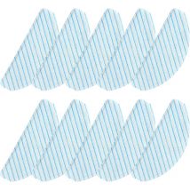 Lot de 10 Chiffons Solides pour aspirateur Ecovacs Deebot Ozmo T8 Aivi T8 Max - Lntyq