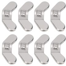 Lot de 10 écrous à ailettes M8 en acier inoxydable 304 - Lntyq