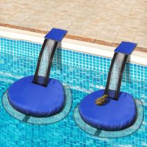Lot de 2 rampes de sauvetage d'animaux pour piscine, rampes flottantes pour sauvetage de piscine, accessoires de piscine - Lntyq