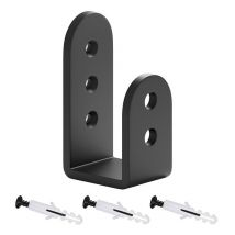 Lot de 2 supports de porte en u, support de porte de barricade, support de porte de garage - Lntyq