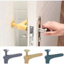 Lot de 3 housses de protection antistatiques pour poignée de porte, housse de poignée de porte en silicone, protection de poignée de porte,