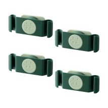 Lot de 4 supports de cordon pour appareils de cuisine, organisateur de câbles pour appareils électroménagers, mixeurs, cafetière, friteuse à air