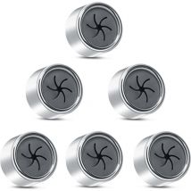Lot de 6 porte-torchons, crochet pour torchon de cuisine, cintre rond pour torchon de cuisine, salle de bain et maison, cintre pour torchon de