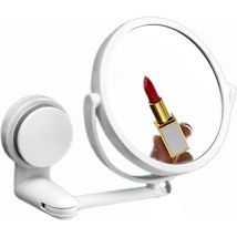 Miroir De Courtoisie Mural Pliable, Miroir Grossissant 3x Avec Ventouse, Miroir Grossissant, Miroir De Maquillage,miroir Ventouse Salle De Bain,déal 
