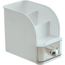 Organisateur de maquillage avec tiroirs, boîte de rangement pour vanité de maquillage Porte-stylo avec tiroirs,Vitrine cosmétique de grande capacité