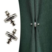 Paires d'embrasses magnétiques, embrasses de rideaux magnétiques, accessoires de rideaux, poids de rideaux, aimants de rideaux, aimant de rideau de