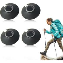 Panier de bâtons de randonnée, 4 pièces de Remplacement de la traînée de Neige, Protecteur de Pointe de bâton de Marche, pour bâtons de Marche de