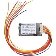 Panneau de Protection de Batterie,10S 36V 30A Carte de Protection de Batterie au Lithium bms de Batterie de Li-ION Carte de Protection bms Support