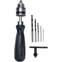 Perceuse à Main électrique, Mini perceuse à manivelle adaptée à la Fabrication Manuelle de modèles d'assemblage de Bijoux à bricoler soi-même - Lntyq