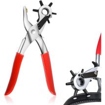 Perforateur de ceinture, perforateur de cuir, pince à perforer, cuir, perforateur de cuir, pince à trou de ceinture, durable et confortable à tenir,