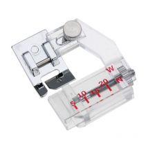 Pied Pose Biais - Pied de Reliure en Biais réglable - Pied de Presse à Ruban réglable,Compatible avec la Plupart des Machines à Coudre