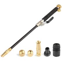 Lntyq - Pistolet de Nettoyeur Haute Pression, Lance de Nettoyeur Haute Pression avec 3 Buses de Jet, Fixation de Tuyau Haute Pression pour Lavage de