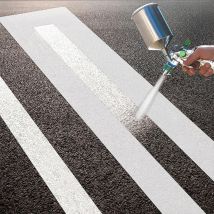 Pochoir de Parking, Modèle de Fil Réutilisable Pliable en Silicone Pochoir de Ligne de Parking pour Peinture de Béton Asphalté Lignes de Parking et