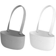 Porte Eponge 2 Pièces Évier de Cuisine Porte-éponge, Porte-éponge Organisateur évier de Cuisine Porte-éponge Porte-évier Panier évier de Cuisine