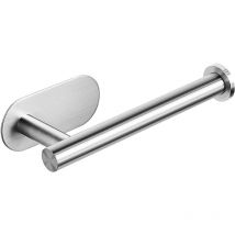 Porte-rouleau de papier toilette autocollant, porte-rouleau de papier toilette en acier inoxydable, porte-rouleau de papier toilette et de cuisine,