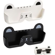 Porte Support Lunette, Rangement Lunette De Soleil Presentoir Lunettes Suspendre Organisateur Boite a Lunettes Chats Porte-Lunettes Stockage, 2