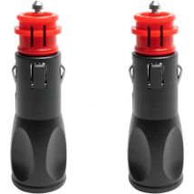Prise Allume Cigare Male,Adaptateur Male Allume Cigare,Prise Fiche Male Allume Cigare,Fiches pour adaptateurs d'allume-Cigare européens 12V