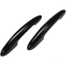 Protecteur de Poignée de Porte Extérieure Noir pour Mini Cooper F56 F57 poignées de porte de voiture Coque protectrice sans trou gauche et droite