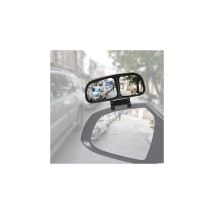 Lntyq Rétroviseur d'angle mort grand angle pour voiture, rétroviseur d'angle mort 2 en 1 pour rétroviseur à angle réglable, rétroviseur auxiliaire de