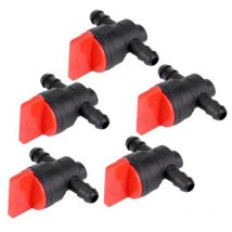 Lntyq - Robinet d'essence pour tondeuse à gazon, interrupteur de coupure de réservoir d'essence, robinet de carburant en plastique pour tondeuse à