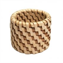 Ronds de Serviette de Table, Ronds de Serviette en rotin Porte-Anneaux pour Serviettes de Table en rotin,Anneaux Anti-Taches pour Serviettes de Table