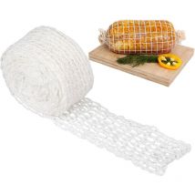 Rouleau de filet à viande de 3 m, taille 18, moule élastique pour jambon de dinde, jambon, charcuterie, volaille, jambon, viande fumée, filet