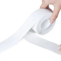Rouleau de Joints Adhésifs Cuisine et Salle de Bain Épaisseur 2.2cm Longueur 3.2m Blanc - Lntyq