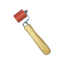 Lntyq - Rouleau de Pression à Main en Silicone, Outil de Soudage Résistant Haute Température pour Soudage Bâches pvc, 40mm, Rouge