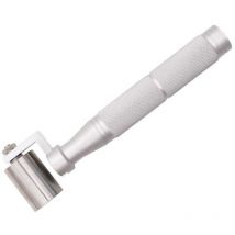 Rouleau de pression manuel, rouleau à joint plat en acier inoxydable pour joint de bord de papier peint (40 mm) - Lntyq