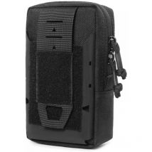 Lntyq Sac Tactique Ceinture, 1000D Pochette Tactique , Sac de Téléphone Militaire Etanche avec Pochette de Clip, pour Camping Chasse