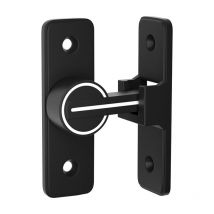 Serrure de porte de grange, serrure de porte coulissante de sécurité rabattable à 90 °, serrure de porte phosphorescente, loquet de porte rabattable,