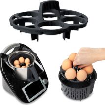Support à œufs pour Thermomix TM5, TM6, TM31 - Accessoire de cuisson des œufs pour panier de cuisson Thermomix Passe au lave-vaisselle - Support à