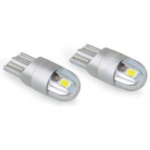 T10 Led Feu de Position Veilleuses, 12v 6000K Blanc Led Clignotant Pour Ampoule Plaque Feux de Gabarit Voiture Moto - Lntyq