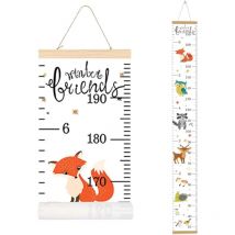 Tableau de la Croissance des Enfants, Bébé Toise Murale àsuspendre Règle pour Enfants Chambre à Coucher Chambre d'enfant Décoration Murale Amovible