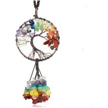 Lntyq Tapisserie Murale en Macramé, Tenture Murale en Macramé Bohème, Dreamcatcher Attrape Rêves Fait Main en Coton, Fait Main Tenture Murale, pour