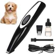 Lntyq Tondeuse électrique pour Animal Domestique USB Rechargeable sans Fil Petite Tondeuse à Cheveux pour Chiens Chats Pattes Oreilles Oreilles Visage