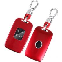 Voiture Clé Étui Coque de clé Résistant à l'usure et aux Chutes Compatible avec Renault Koleos Kadjar Megane Captur Espace Accessoire clé de Voiture