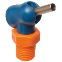 Hochdruckdüse xw für Kühlmittelschlauch 1/4 70bar Ø1,6x12,7mm blau-orange - Loc-line