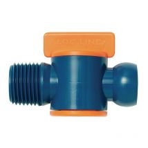 Loc-line - Robinet d'arrêt taille 1/2 po. avec filetage extérieur