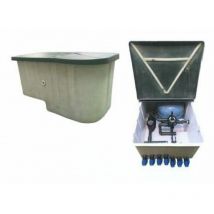 Fluidra - Locale tecnico in vetroresina per piscine fino a 130 m3 con filtro a sabbia