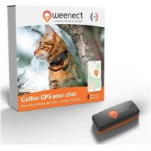 Rastreador gps para Gatos Weenect xs (Black Edition 2023) Seguimiento gps en Tiempo Real El Modelo más pequeño del Mercado Funciona con suscripción