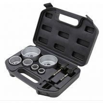 Lochsägen Set 9 tlg. Werkzeugset Fliesenbohrer Krone