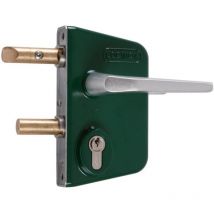 LCKX6060U2L6005VSZM Türschloss aus Applikationssperre grün ral 6005 - Schlüssel i - Achse 30 mm - Locinox