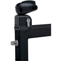 Locinox - Serrure Twist pour portillon de piscine noir ral 9005 - twist 40 9005