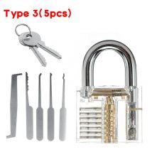 Lock Picking Set Ensemble d'outils de déverrouillage Serrurier Pratique Serrure Pick Extracteur de clé Cadenas Lockpick Kits d'outils avec sac de