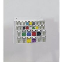 Lockweiler - Caricatore trasparente A410xL600xP108mm 18 x A.12 x b Ku.weiß